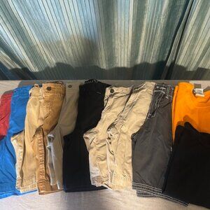 Huge Boys Clothing Lot Size 10 Shorts Shirts BKE Hurley Arizona Forever 21